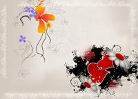 Designed template pattern Korea Gray